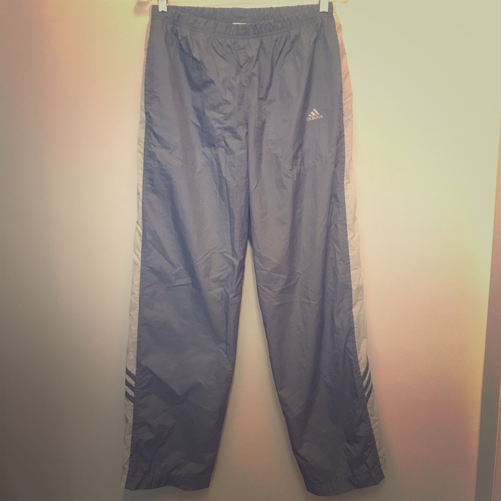 Vintage Adidas Light Blue Track Pants Size Medium
